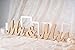 Huihuiyang Vintage Style Wooden Mr & Mrs Letters Sign DIY Decor for Wedding Decoration Table Decor Wedding