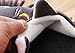 Frjjthchy Warm Microfiber Slippers Floor Dust Dirt Hair Mop Slippers Shoes Anti-slip Moccasin Bedroom Home (Dark gray)