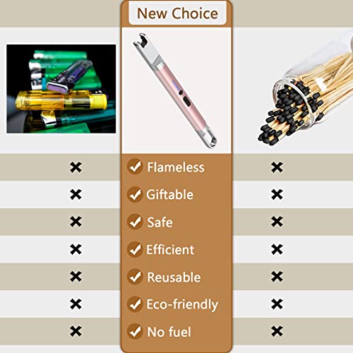 Electric Lighter Candle Rechargeable Plasma Lighters Long Reach Stick