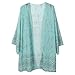 Bestyou▒ Women's Beachwear Cover-ups Tunic Chiffon Geometry Print Kimono Cardigan (Geometry Print F) One Size Fits Most