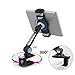Tablet Stand LARICARE Phone Stand Phone Holder 360 Degree Swivel Aluminum Adjustable Sturdy clamp for Camera, iPad, iPhone, Samsung and Other Smart Phones LD204B(Black)