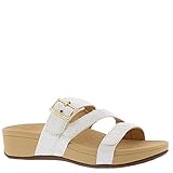 Vionic Women's Pacific Rio Platform Sandal White Snake 10 M US