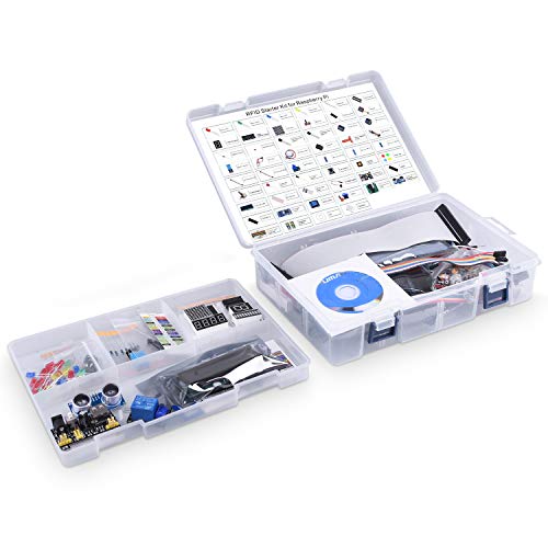 kuman RFID Starter Kit for Raspberry Pi 4 B 3 B/B+, Python C Code, 21 Projects, Electronics and Programming Beginner/Learning Kit (Soldered LCD I2C 1602) - Thumbnail 6