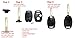 Horande Replacement Key Fob Cover fit for Honda 2003-2007 Accord 2005-2013 Ridgeline Pilot CR-V Civic Odyssey Keyless Entry Remote Control Key Fob Shell