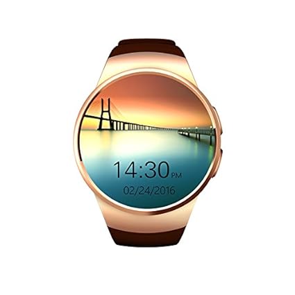 Amazon.com: ZZY Bluetooth Smart Watch, 1.5 inches IPS Round ...