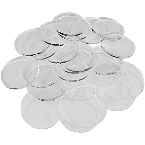 3mm Clear Miniature Bases, Circular 40mm (25)
