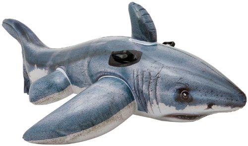 Intex Great White Shark Ride-On, 68" X 42", for Ages 3+