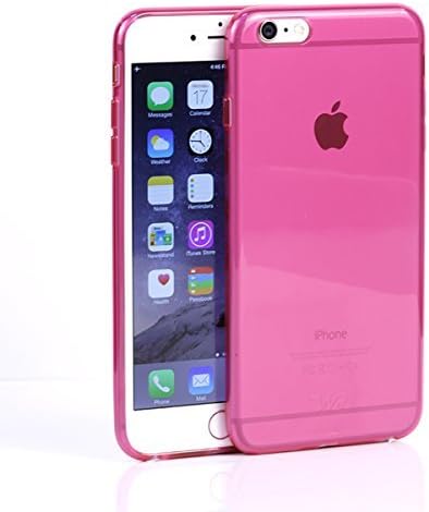 WaKase [ Crystalline II ] Ruby Red, Crystal Clear Scratch Resistant Glossy Transparent Case
