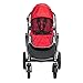 Baby Jogger City Select Stroller - 2018 | Baby Stroller with 16 Ways to Ride, Goes from Single to Double Stroller | Quick Fold Stroller, Red