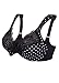 Glamorise Women's Plus-Size Elegance Front Close Wonderwire, Print, 44DD
