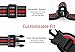 rabbitgoo Dog Harness, No-Pull Pet Harness with 2 Leash Clips, Adjustable Soft Padded Dog Vest, Reflective No-Choke Pet Oxford Vest with Easy Control Handle for Large Dogs, Red, L
