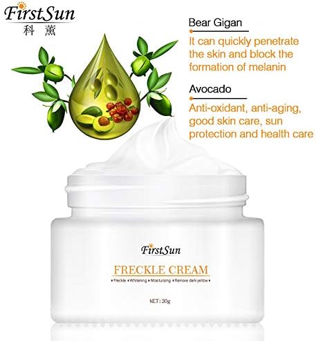 Expxon Cream Freckle Cream Extract Acne Removal Scars Marks Treatment Facial 30g,Fade Dark Spots Freckles Hyperpigmentation Melasma and Discolorations