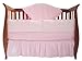 American Baby Company Heavenly Soft Minky Dot 4-Piece Crib Bedding Set, Pink