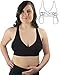 Rumina Racerback Hands Free Pump&Nurse Nursing Bra for Pumping. Perfect for Breastfeeding Pumps by Spectra, Medela, Lansinoh, etc., Black L