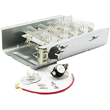 279838 AND 279816 Dryer Heating Element and Thermostat Combo Pack for Whirlpool Kenmore Electric Dryers
