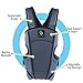 Cozy 4-in-1 Convertible Baby Carrier (Grey) - The Ergonomic Infant Carrier with Additional Padding in The Straps for Your Comfort. Ideal for Newborn to Toddler with 4 Ways to Carry