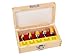 YONICO Router Bits Set Template 5 Bit 1/4-Inch Shank 14525q
