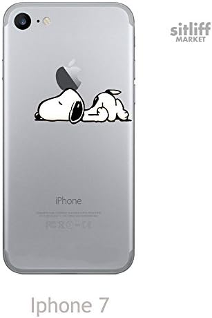 Transparent Case Snoopy for iPhone 6/6s, iPhone 6plus, iPhone 7 case and iPhone 7 plus case (Transparancy/Rests Iphone 7)