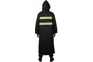 Utypee Extra Large Fireproof Suit - Advanced Carbon Fiber Wearable Fire Blankets Emergency for Home, 1832°F Heat Resistant Fireproof Fiber Cape, Quick Escape Jacket Design Frees Hands