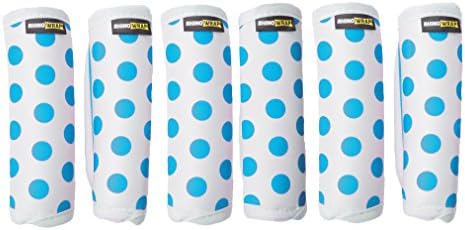 DOTS! Blue (Quantity 6) Luggage Locators / Handle Grips / Luggage Grips