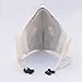HealthAndYoga(TM) Multi-purpose Anti Pollution Mask | Protection From Odors, Gases and Dust | Twin Layered - Outer EPE + Inner Activated Carbon Layer | Washable and Reusable