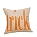 iPhone GEN MAI GOU Decemter Trick or Treat Pumpkin Halloween Cotton Linen Home Decor Throw Pillow Covers, 1818