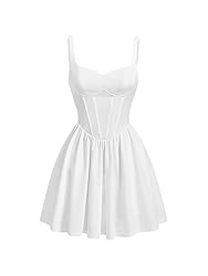 Verdusa Women's Backless Sweetheart Neck Sleeveless