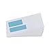Aimoh #9 Double Window Security Business Mailing Envelopes for Invoices, Statements and Legal Documents - GUMMED Closure, Security Tinted - Size 3-7/8 x 8-7/8 - White - 24 LB - 500 Count (30129)