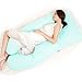 GZYF Unique U-Shaped Total Body Support Pillow for Side Sleeping, Nursing Pillow, Maternity Pregnancy Pillow With Free 100% Cotton Pillow Case