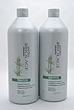 Matrix Advanced Fiberstrong Shampoo & Conditioner Liter Duo, 33.8 oz each.