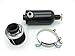 HotRod99 Aluminum Breather Catch Tank with Breather Filter Oil Catch Can With Single AN12 Fittings Black
