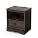 South Shore Savannah 1-Drawer Nightstand-Espresso