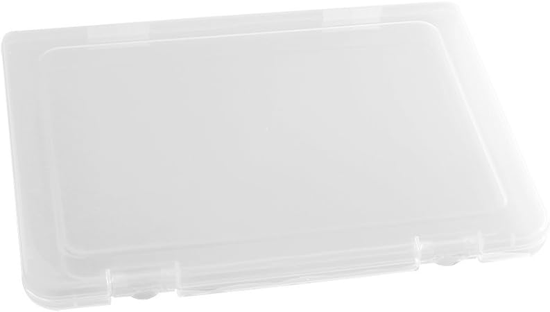 Amazon セットの2クリアファイルcases ポータブルプロジェクトケースwithバックル 12 X 9 X 0 8インチ 書類保存箱 文房具 オフィス用品