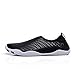 Water Shoes Mens Womens Beach Shoes Swim Shoes Quick-Dry Aqua Socks Pool Shoes for Surf Yoga Water Aerobics(HB.Black)