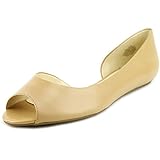 Nine West Women's Bachloret Ballet Flat, Natural Leather