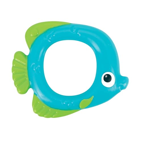 Nuby Starfish Ring Toss Bath Toy, Includes 3 Toss Rings (Crabfish