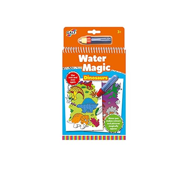 Galt Toys, Water Magic - Dinosaurs, Colouring Books for Children, Ages 3 Years Plus