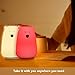 Night Light Lamp LED Lighting Cartoon Lauco Cute Bear,Silicone Multicolor USB Rechargeable Soft Nursery Lamp for Baby Kids Toddler Boys Girls,and Sensitive for Bedroom or Bed,Kitchen-Tap Control