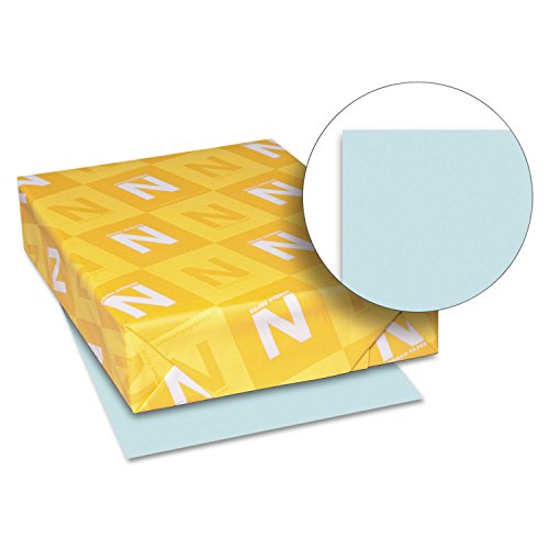 Wausau Medium-Weight Vellum Bristol Cover Stock 8 1/2" X 11" 67 Lb. Blue Pack Of 250 Sheets