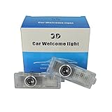 USA Stock Center 2pcs LED Car Door Shadow Projection Lamp Welcome Light Laser Emblem Logo Lamps for BMW 5 6 7 X1 GT