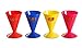 Jelly Belly JB15627 Reusable Snow Cone Cups 4-Pack, 6-Ounces, Multicolored
