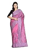 StyleLoft Indian Ethnic Art Silk Pink Fancy Saree