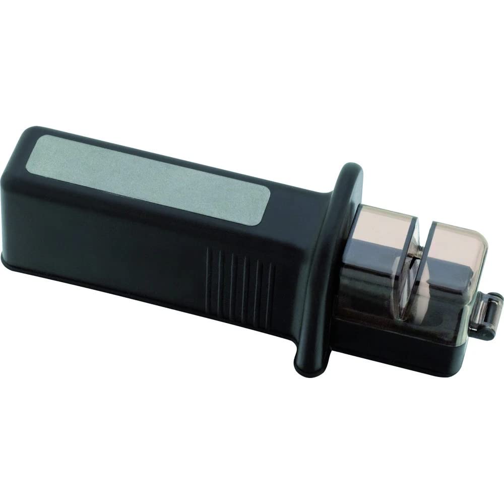 Stellar 2-Stage Carbide & Ceramic Portable Kitchen Knife Sharpener for Left or Right Handed Use
