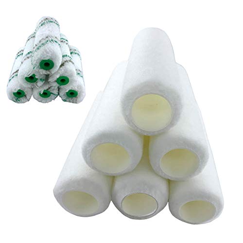Magimate Paint Roller Covers Bulk 9 Inch 4 Inch, 1/2 Inch Nap, Roller Refills, Multiple Pack for Indoor and Outdoor Painting,12 Pieces - Thumbnail 6