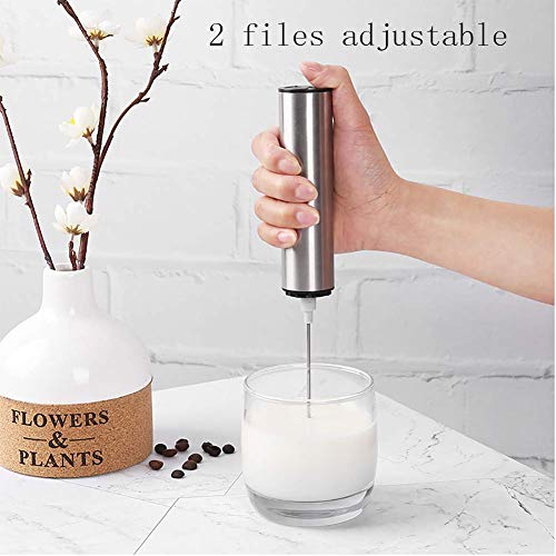 Elektrischer Schneebesen, handgehaltener Milchaufschäumer, Single Double Spring Whisk Heads aus rostfreiem Stahl… – Bild 6