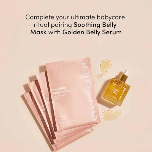 Evereden Soothing Belly Mask for Stretch Marks - One Size | 1 count | Belly Mask for Pregnancy | Clean Pregnancy Skincare | Non-toxic and Fragrance Free