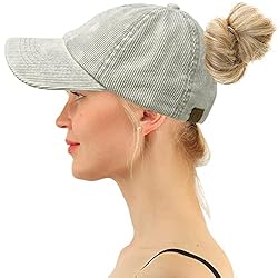 C.C Ponytail Criss Cross Messy Buns Ponycaps
