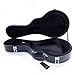 Glarry® F-Style Microgroove Mandolin Hard shell Case Deluxe Leather Wood Mandolin Case