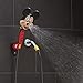 Oxygenics 79148 Mickey Mouse Handheld Shower Head, Red/Black