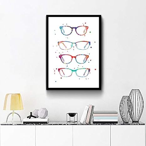 Amazon Com Liwendi Watercolor Optometry Art Painting Mural Modern Glasses Canvas Art Prints And Posters Ophthalmology Gift Wall Decor 50 70cm Posters Prints Amazon Com Liwendi Watercolor Optometry Art Painting Mural Modern Glasses Canvas Art Prints And Posters Ophthalmology Gift Wall Decor 50 70cm Posters Prints